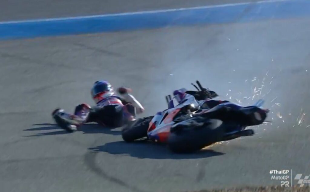 MotoGP Thaïlande, Tests : Martin en tête et chute, Marquez touché à l’épaule crash-martin-motogp-prove-thai