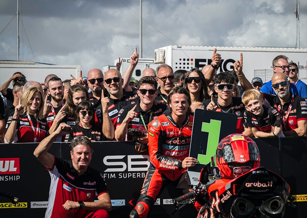 Supersport Jerez : Course 2, Nicolò Bulega la grande beauté Nicolò Bulega, Supersport