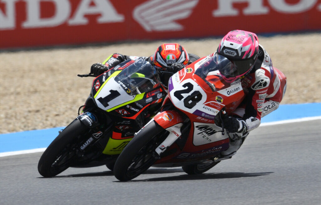 JuniorGP ETC, Valence : Guido Pini triomphe, Maximo Quiles est champion quiles-pini-etc-juniorgp-2023