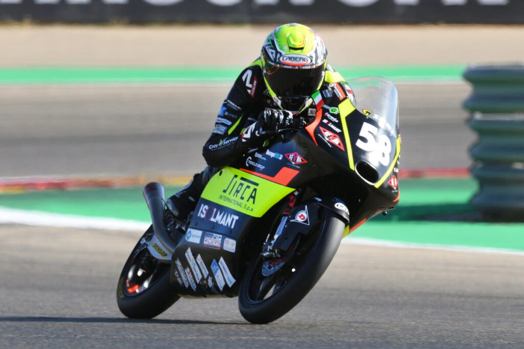 JuniorGP Moto3 Valence : Luca Lunetta, le podium vaut le vice-championnat luca-lunetta-juniorgp-moto3-valencia