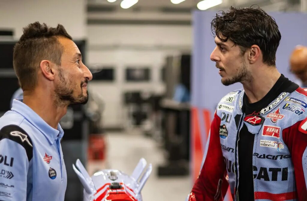 Manuel Poggiali « Heureux pour Di Giannantonio, un exemple de persévérance » Manuel Poggiali Fabio Di Giannantonio