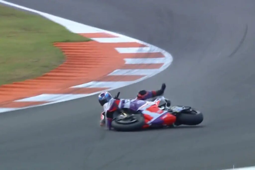 MotoGP, Jorge Martin : deux chutes et une Desmosedici GP24 encore à comprendre MotoGP, test Valencia: Jorge Martin non felicissimo