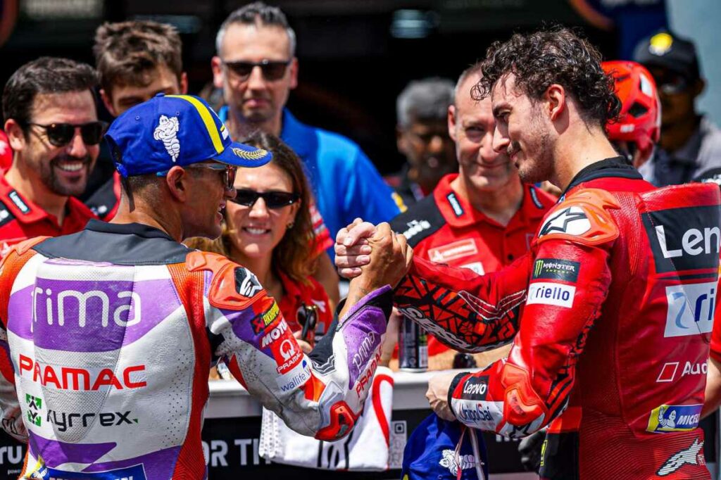 MotoGP, échange Bastianini-Martin. Tardozzi : « Nous décidons » Martin e Bagnaia