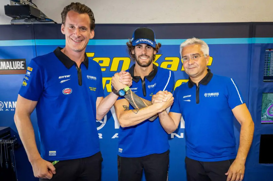 Stefano Manzi dans Ten Kate avec contrat Yamaha Motor Europe Stefano Manzi rinnovo Ten Kate