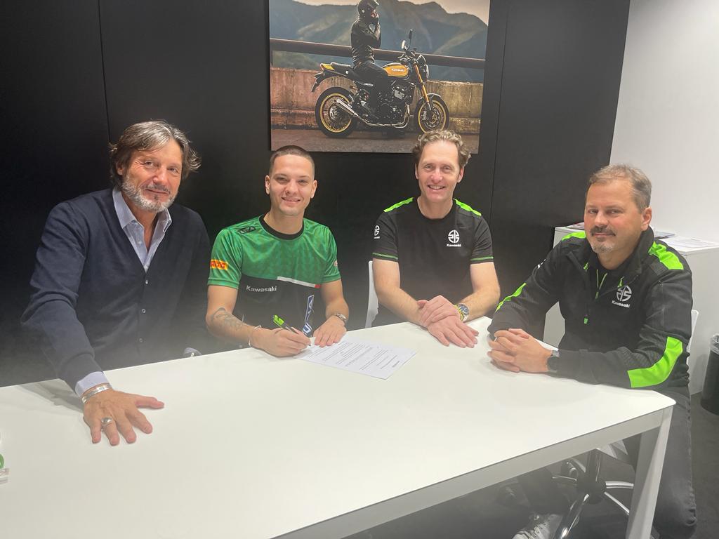 Bruno Ieraci sera le testeur de la Kawasaki Ninja ZX-4RR Trofeo Bruno Ieraci