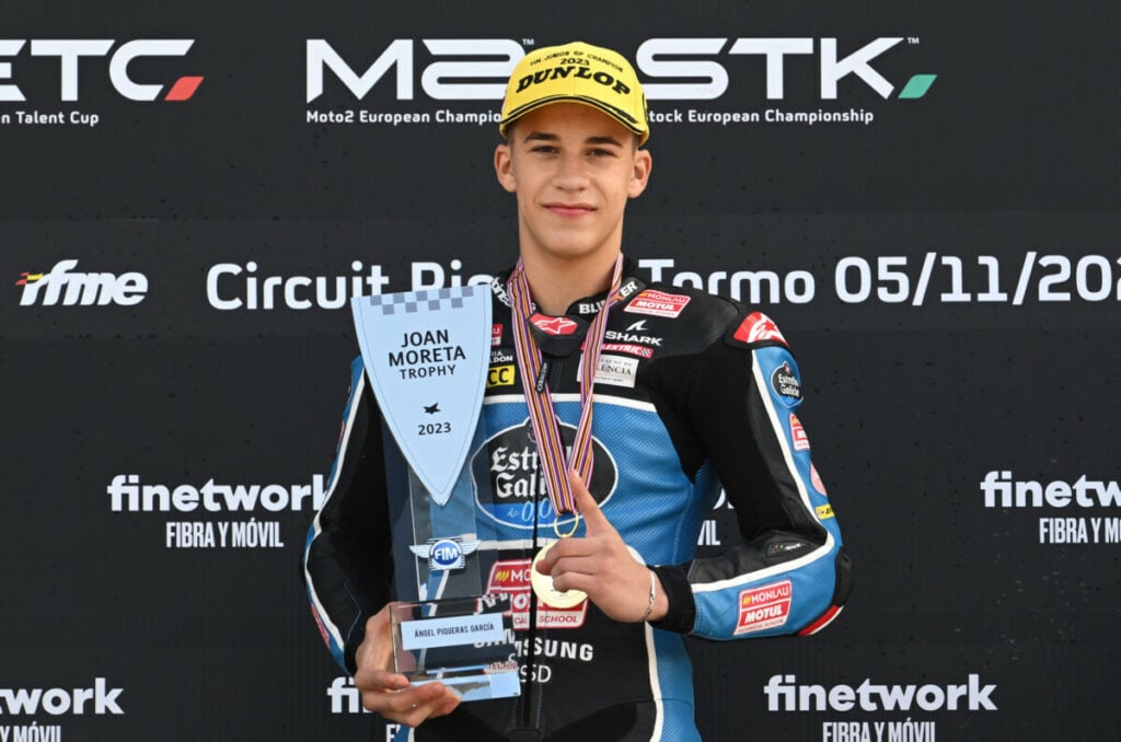 Moto3 : Angel Piqueras, défi du Championnat du Monde après le double titre angel-piqueras-junior-moto3