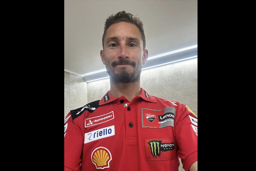 MotoGP, Manuel Poggiali “Chez Ducati, je pense que je suis au bon endroit” Manuel Poggiali