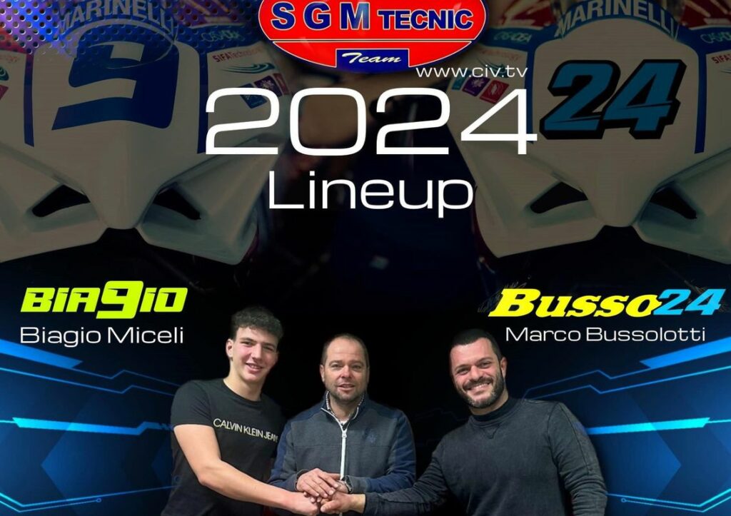 Supersport, SMG Tecnic avec Bussolotti et Miceli pour le CIV 2024 SGM Tecnic Racing Team andrà all’assalto del CIV Supersport 2024 con la riconferma di Biagio Miceli e l’ingaggio di Marco Bussolotti