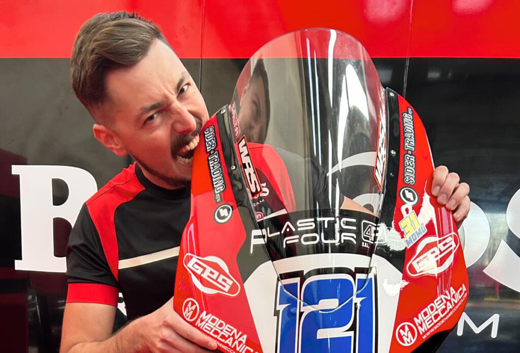 CIV Supersport, Simone Saltarelli renouvelle avec Broncos Racing Simone Saltarelli CIV Supersport