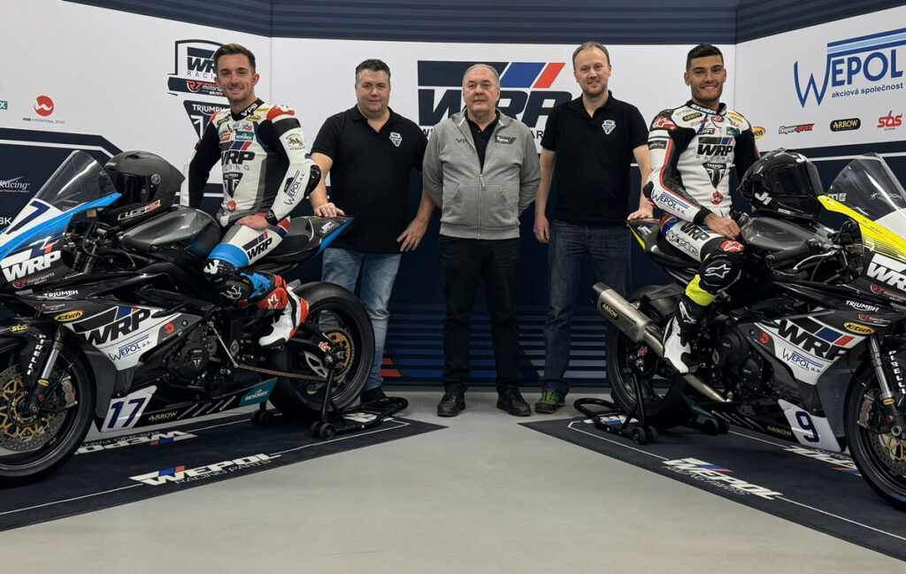 La WRP-RT fait ses débuts en World Supersport avec Triumph et deux as WRP-RT Motorsport by SKM-Triumph