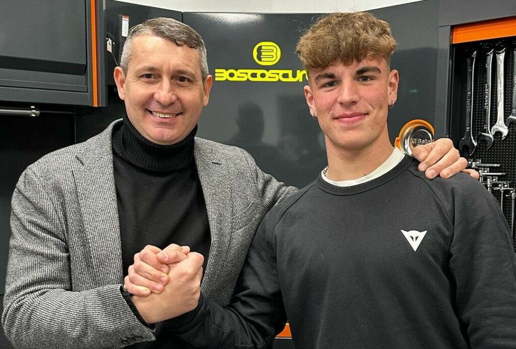 Moto2 : Alberto Surra et Ciatti-Boscoscuro ensemble également au JuniorGP 2024 alberto-surra-moto2-ciatti-boscoscuro