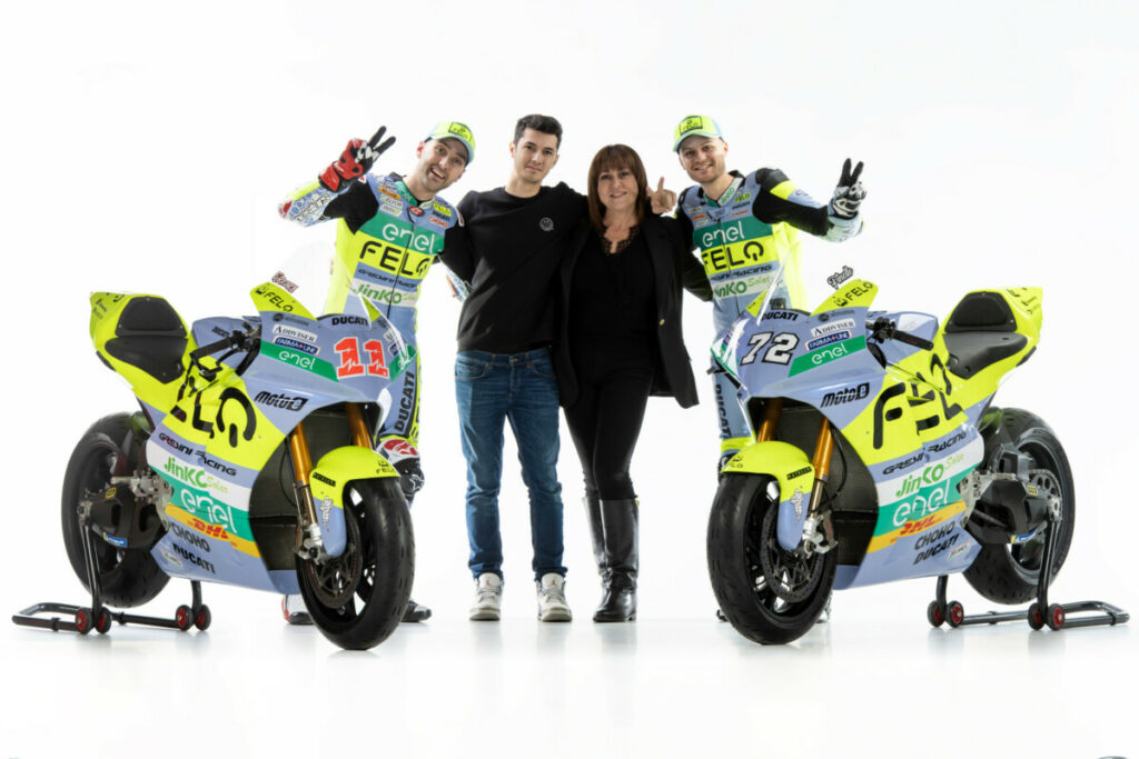 MotoE : Gresini Racing lance Ferrari et Finello, objectif titre 2024 gresini-motoe-ferrari-finello