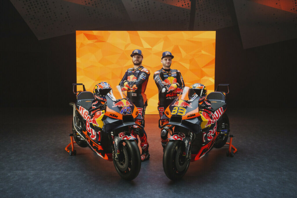 MotoGP, voici la livrée KTM 2024 pour le défi au sommet Red Bull KTM MotoGP 2024 launch