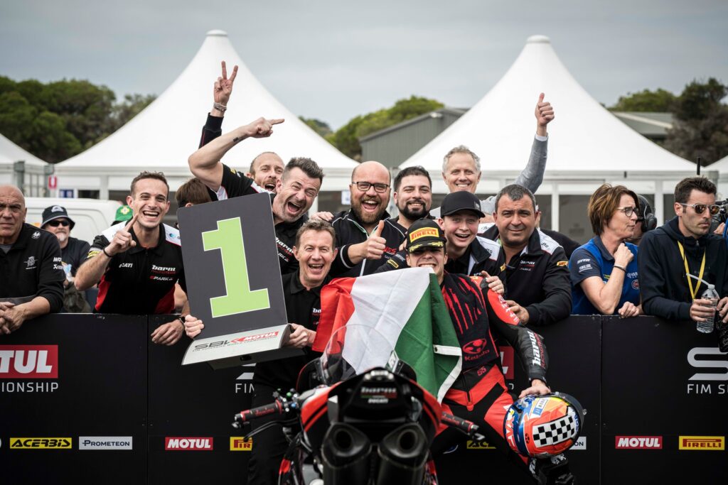 Superport, Yari Montella a apprécié “J’aimerais me répéter dans la course 2” Yari Montella, Supersport