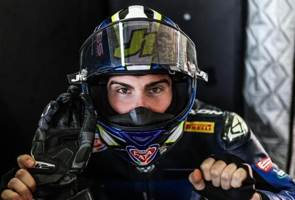 Supersport, Lorenzo Baldassarri « Ma Ducati me rend heureux » Lorenzo Baldassarri, Supersport