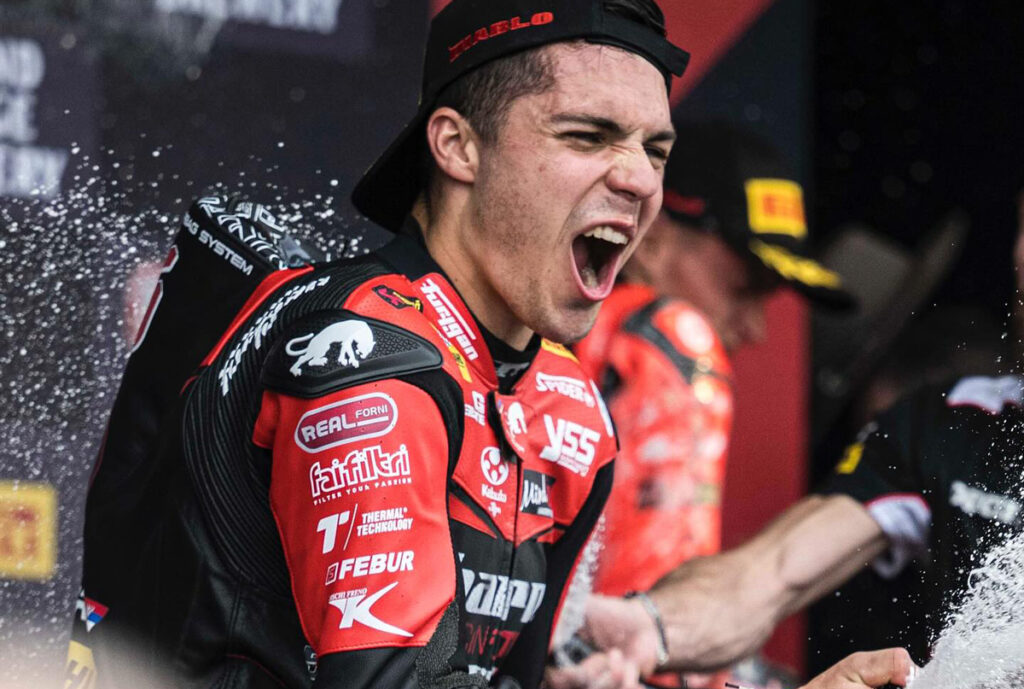 Supersport : Yari Montella double joie du Championnat du Monde « Qui a imaginé ça ? Supersport, Yari Montella