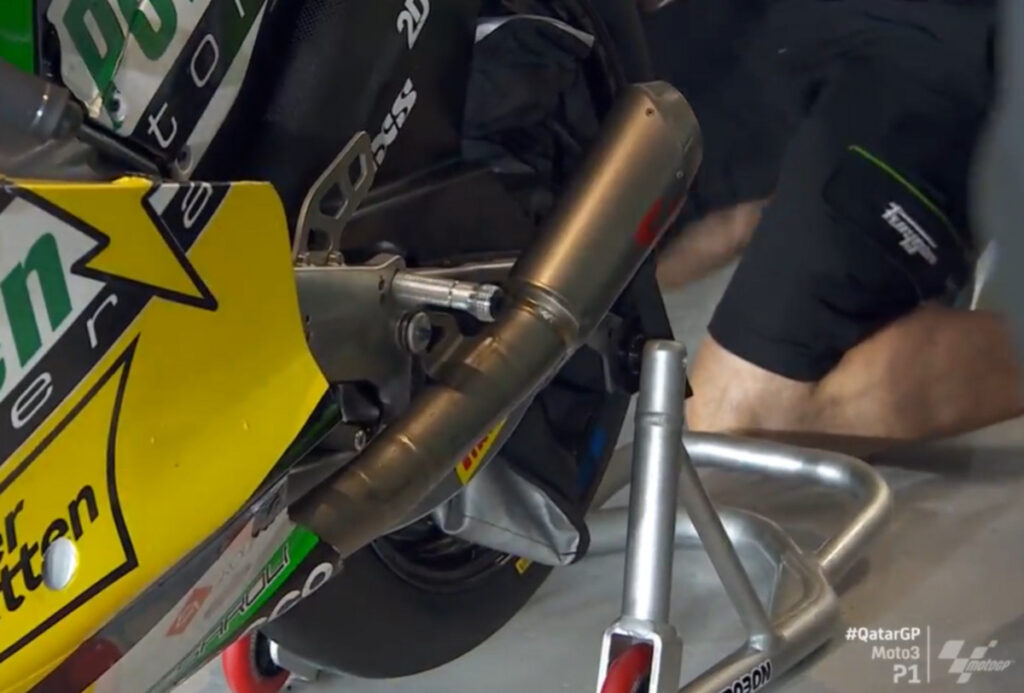 Moto3 Qatar, Test 1 : tout arrive : nouveaux records, chutes… pluie ! dettwiler-moto3-p1-qatar