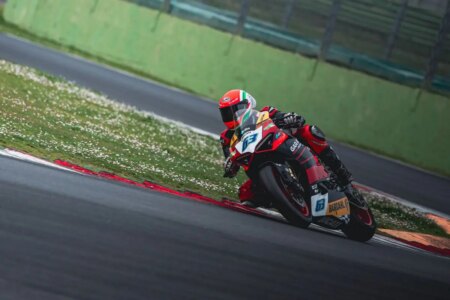 Davide Stirpe con Garage 51 Ducati nel CIV Supersport
