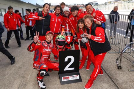 Ducati dopo 30 anni torna sul podio nell'All Japan Superbike