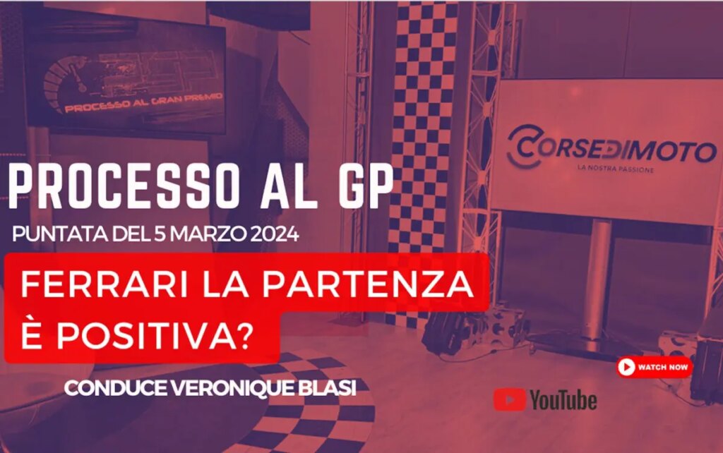 Essai au GP : le talk-show sur la Formule 1 sur CorsedimotoTV Processo al GP, Formula 1