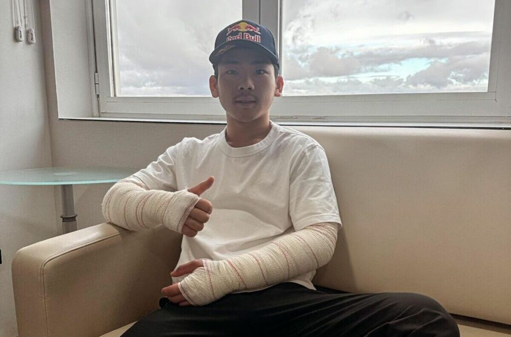 Moto2, Ayumu Sasaki opéré aux deux bras ayumu-sasaki-moto2-intervento