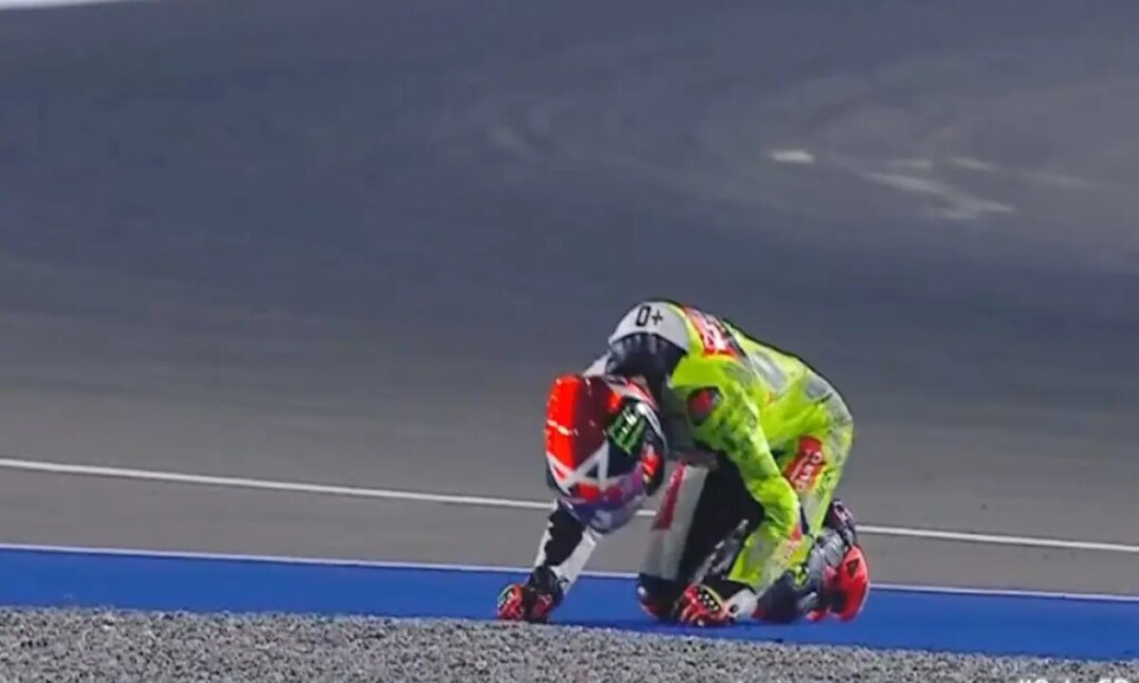 MotoGP, Di Giannantonio, ça fait peur ! Chute frissonnante au Qatar MotoGP, Fabio Di Giannantonio