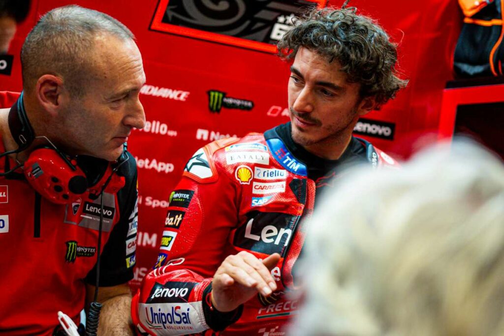 MotoGP, Pecco Bagnaia : difficulté surprise, Ducati intervient MotoGP Qatar, l'analisi di Pecco Bagnaia dopo la Sprint