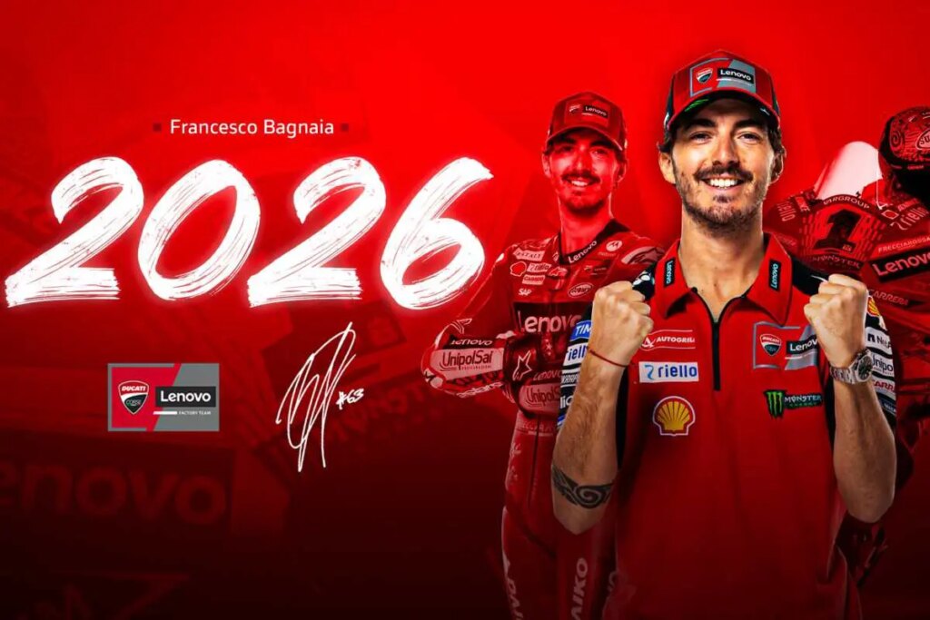 MotoGP, Pecco Bagnaia renouvelle avec Ducati : l’accord est officiel MotoGP, Pecco Bagnaia: ufficiale il rinnovo con Ducati