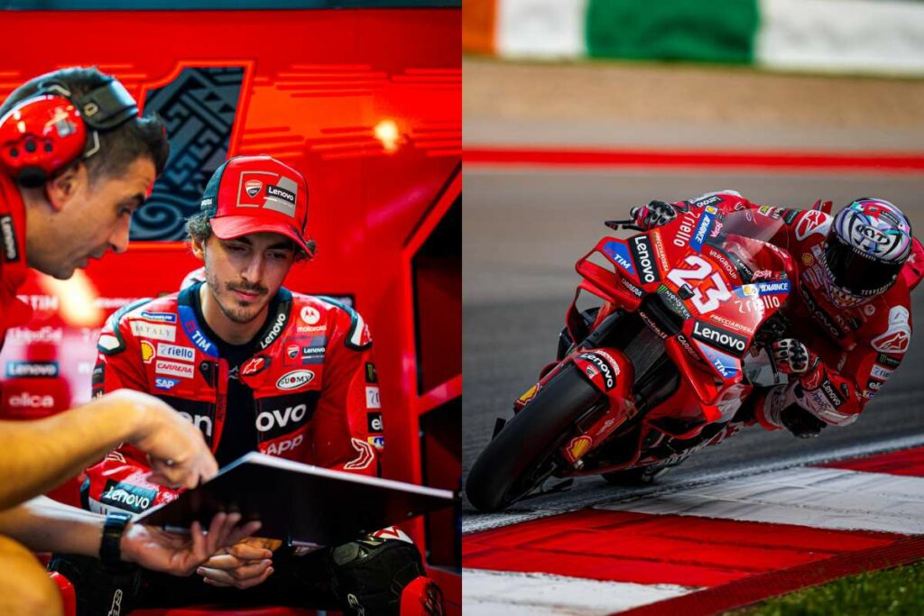 MotoGP Portimao, Bagnaia et Bastianini : deux parcours différents chez Ducati MotoGP Portimao Bagnaia Bastianini
