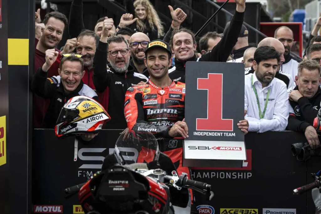 Superbike, Danilo Petrucci ambitieux : “Le top 5 est l’objectif minimum” Superbike Barcellona Danilo Petrucci