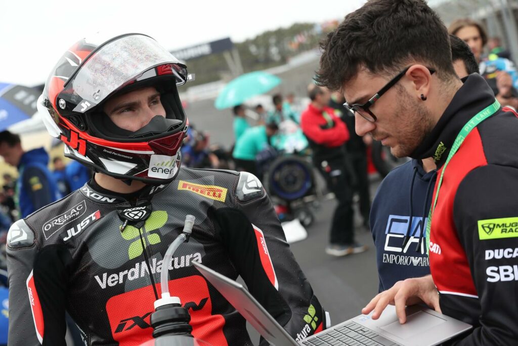 Supersport, Lorenzo Baldassarri « Nous devons faire un pas le plus tôt possible » Lorenzo Baldassarri Supersport
