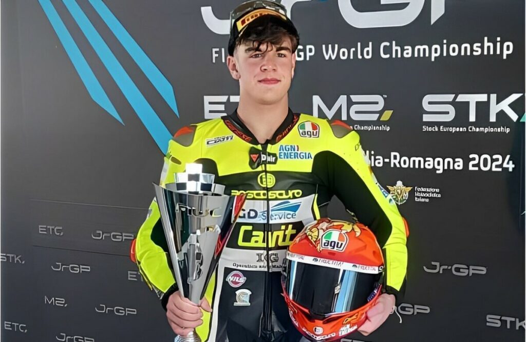 Moto2, Alberto Surra “J’ai beaucoup grandi physiquement et mentalement” surra-moto2-juniorgp-misano