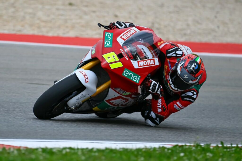 MotoE, Alessandro Zaccone “Il y a des regrets, mais je suis à nouveau rapide” zaccone-motoe-portimao-2024