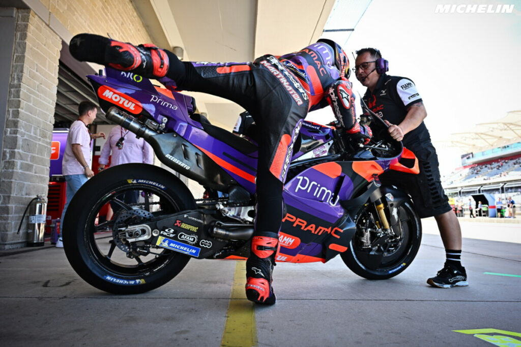 MotoGP Austin, qualifications du samedi et Sprint : horaires du 13/04 motogp-martin-michelin-austin-orari