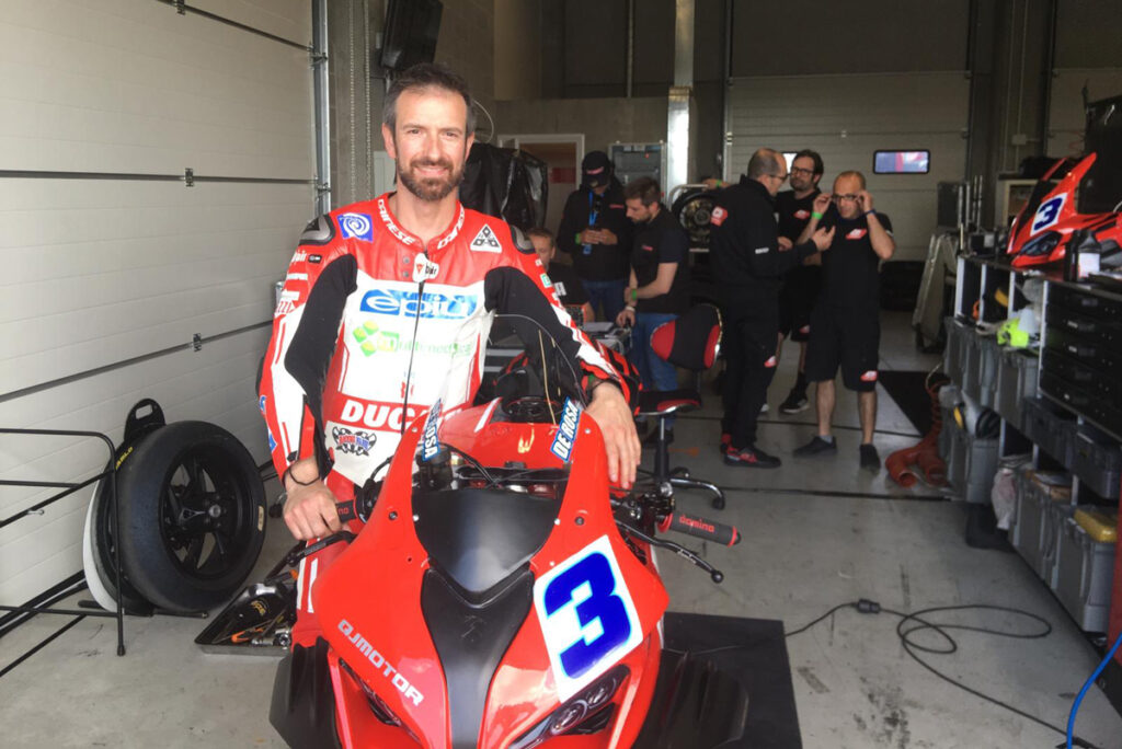 Ivan Goi Testeur QjMotor à Crémone « Le problème, c’est la puissance » Ivan Goi QJ Motor