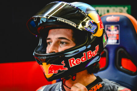 Moto2 : Celestino Vietti au Mans, pourra-t-il disputer le GP de France ? vietti-moto2-ktm-ajo