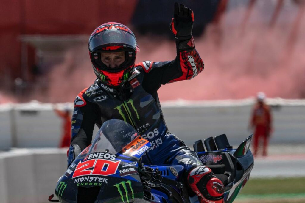 MotoGP, Quartararo-Yamaha : enfin la lumière au bout du tunnel MotoGP Barcellona Fabio Quartararo