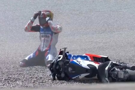 MotoGP, Raul Fernandez : larmes, regrets et excuses après la chute MotoGP Barcellona Raul Fernandez