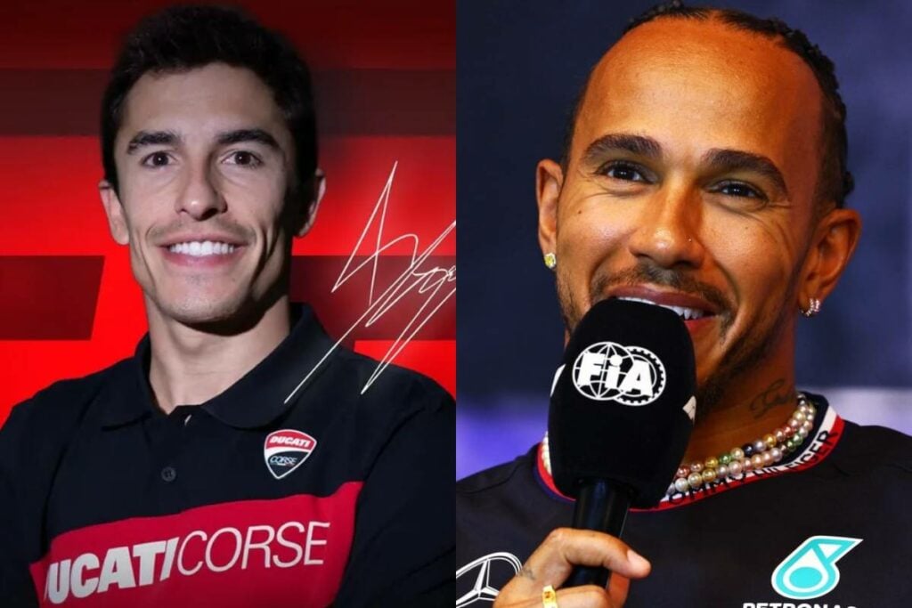 MotoGP, Lewis Hamilton : « Marquez-Ducati, j’ai hâte ! » MotoGP F1 Marc Marquez Lewis Hamilton