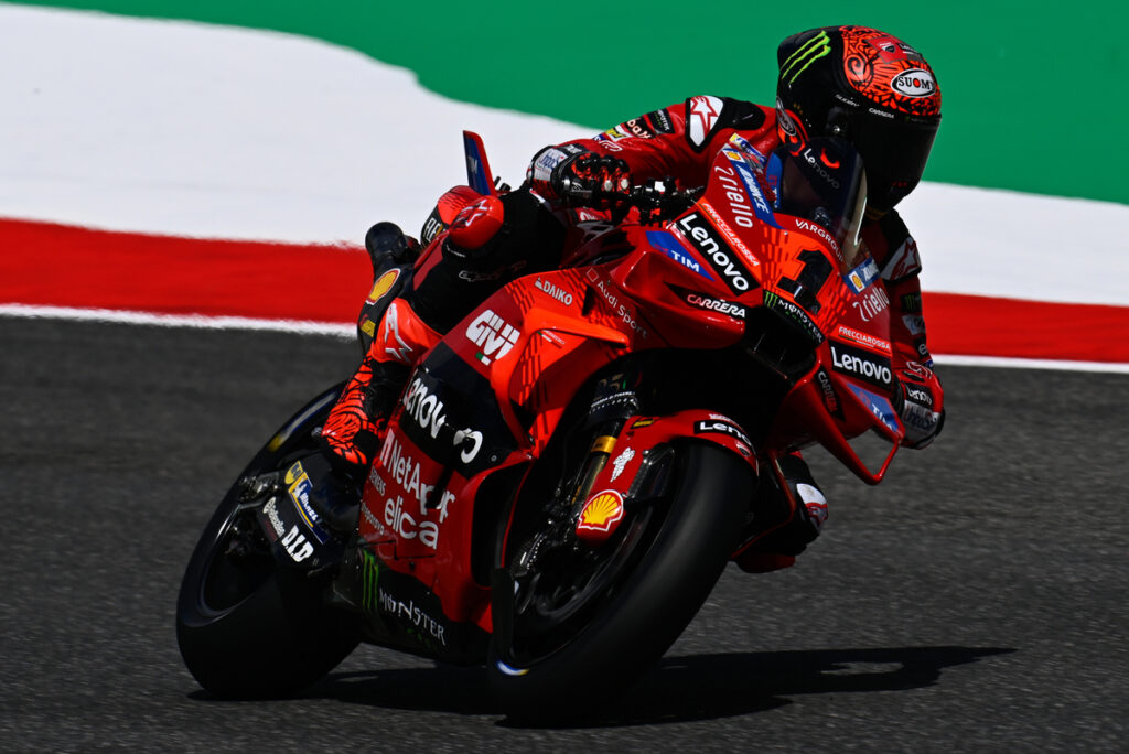MotoGP Mugello, Essais Libres 2 : quatre Ducati et Acosta en tête bagnaia-motogp-mugello-day2