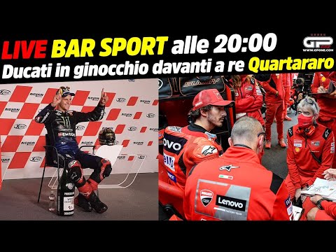 LIVE Bar Sport alle 20:00 - Ducati in ginocchio davanti a re Quartararo