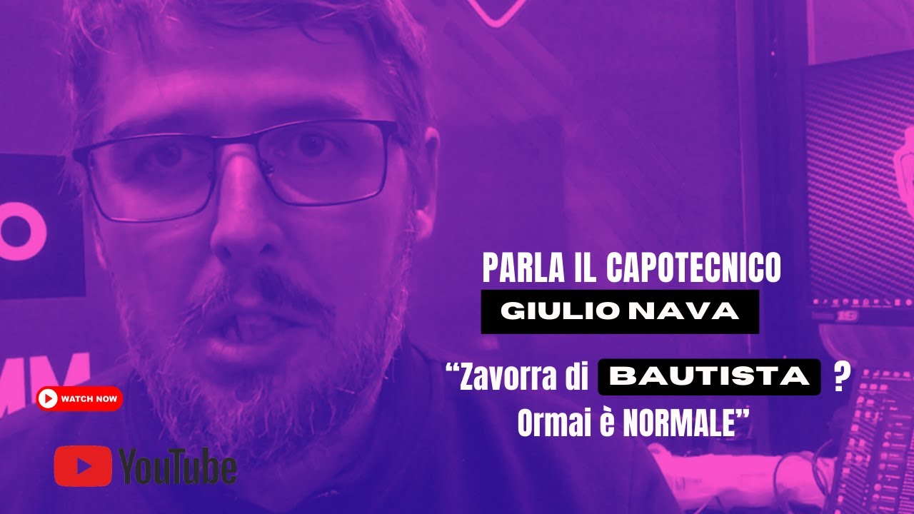 "Zavorra di Bautista? Ormai è normale"