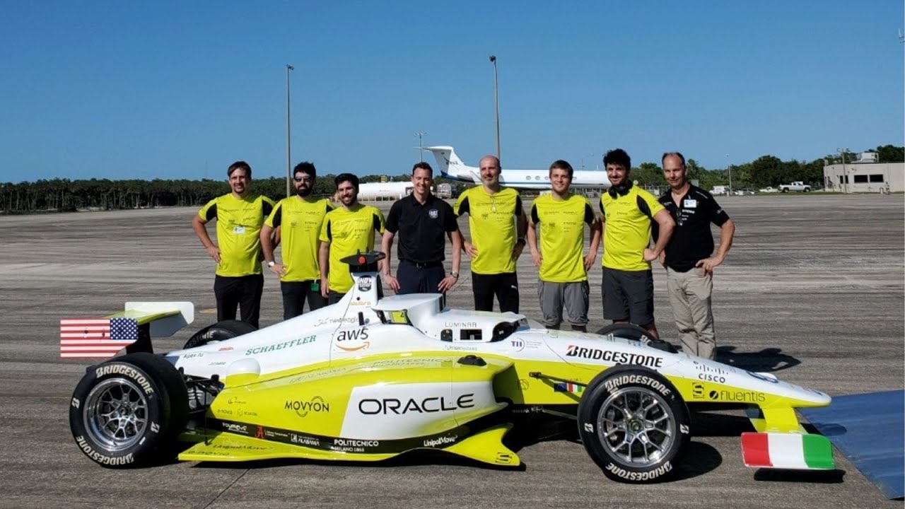 Indy Autonomous Challenge Racecar and Team PoliMOVE Set New Land Speed Record for Autonomous Racecar
