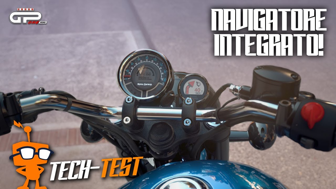 Il navigatore "Tripper" di Royal Enfield Meteor 350 - GPOne Tech Test