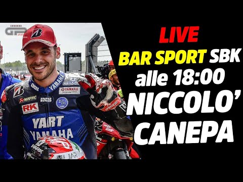 LIVE Bar Sport SBK alle 18:00 - Niccolò Canepa e la sfida di Suzuka