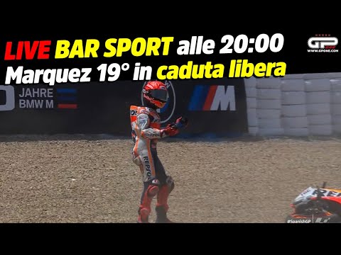 LIVE Bar Sport alle 20:00 - Marquez 19° e in caduta libera