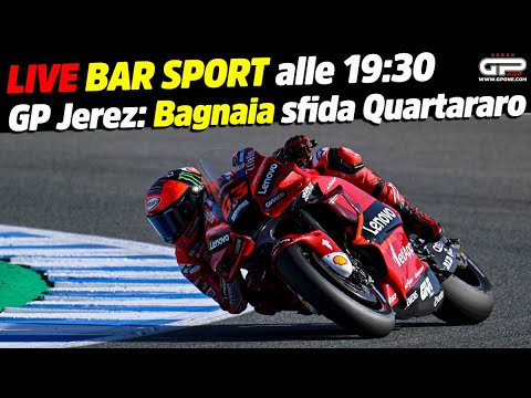 LIVE BAR SPORT alle 19:30 - GP Jerez: Bagnaia sfida Quartararo