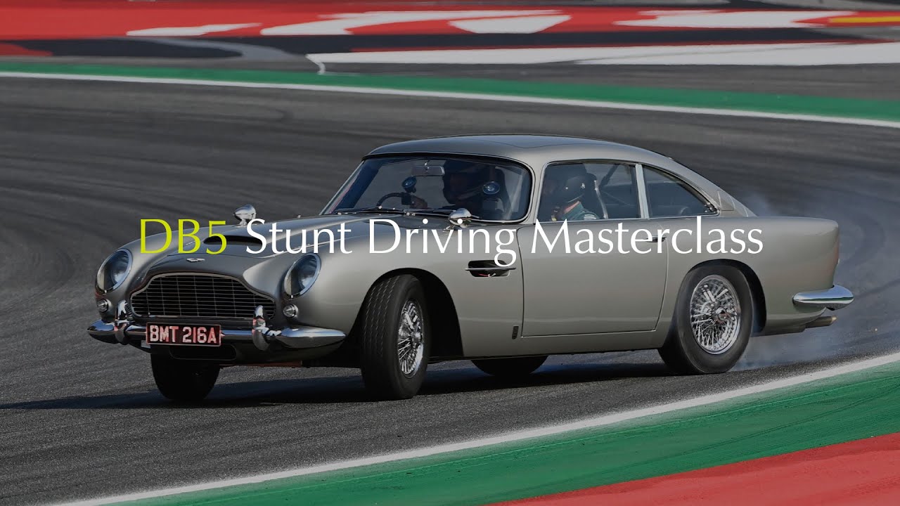 Nico Hülkenberg given DB5 stunt driving masterclass​ | 007 x Aston Martin Cognizant F1 Team