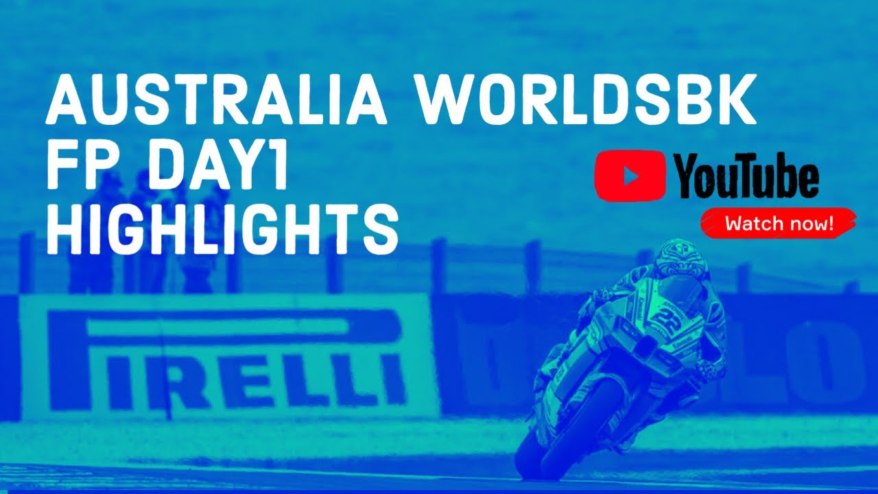 AUSTRALIA 2024 WORLDSBK highlights FP