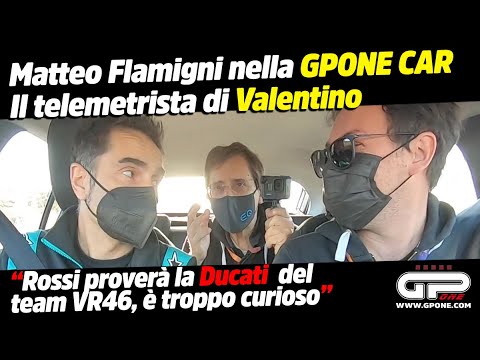Matteo Flamigni nella GPOne Car: "Rossi proverà la Ducati del Team VR46, è troppo curioso"